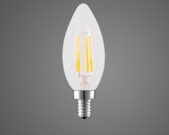 لامپ لامپ - فیلامنت لامپ LED شمعی ۶ وات فیلامنتی E14 پارس شعاع